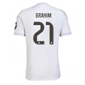 Real Madrid Brahim Diaz #21 Hjemmebanetrøje 2025-26 Kortærmet